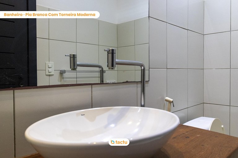 Casa Gracinda, com enorme piscina e jardim em Fortim