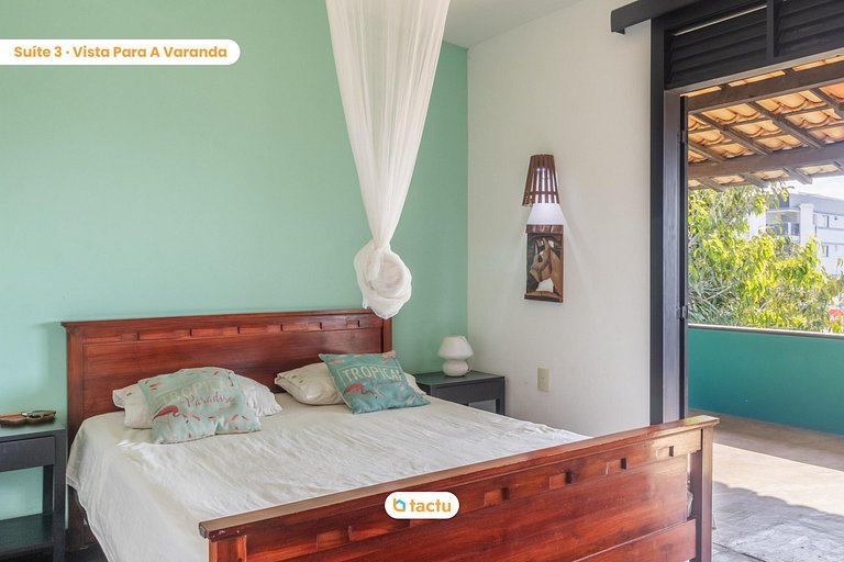 Casa Gracinda, com enorme piscina e jardim em Fortim