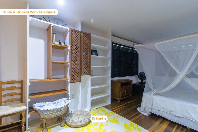 Casa Gracinda, com enorme piscina e jardim em Fortim