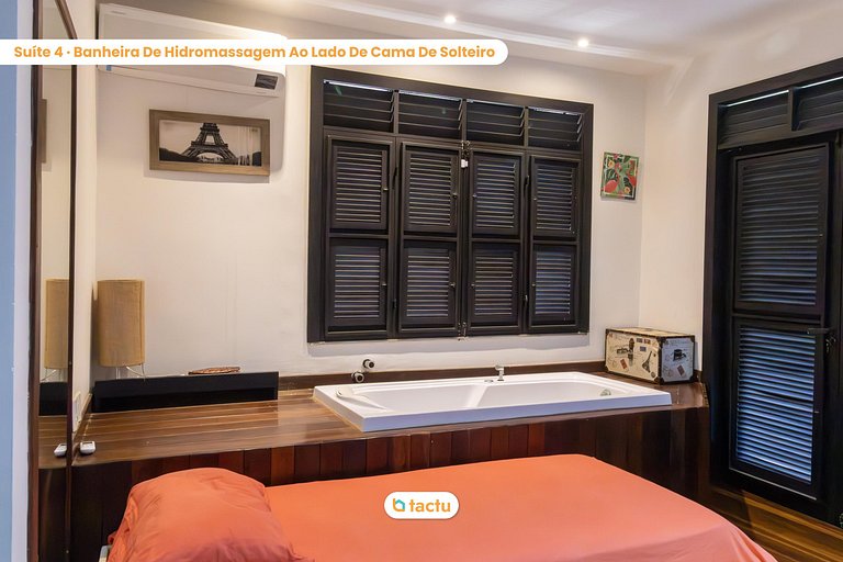 Casa Gracinda, com enorme piscina e jardim em Fortim