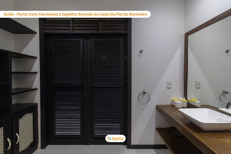 Casa Gracinda, com enorme piscina e jardim em Fortim