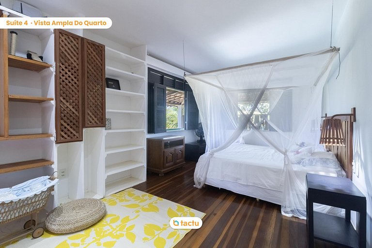 Casa Gracinda, com enorme piscina e jardim em Fortim