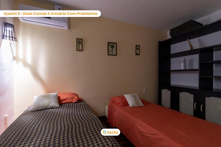 Casa Gracinda, com enorme piscina e jardim em Fortim