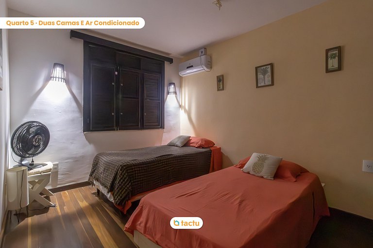 Casa Gracinda, com enorme piscina e jardim em Fortim
