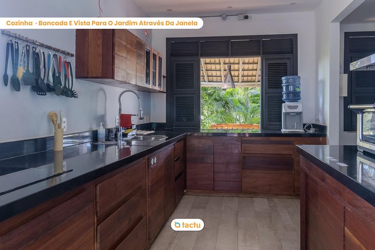 Casa Gracinda, com enorme piscina e jardim em Fortim