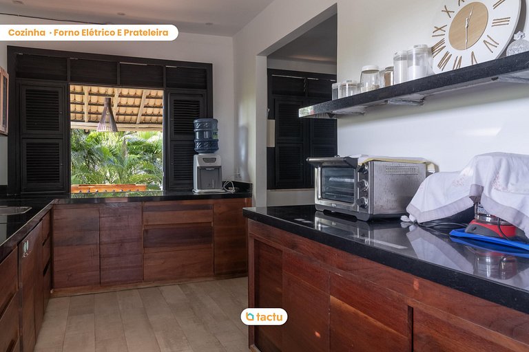Casa Gracinda, com enorme piscina e jardim em Fortim