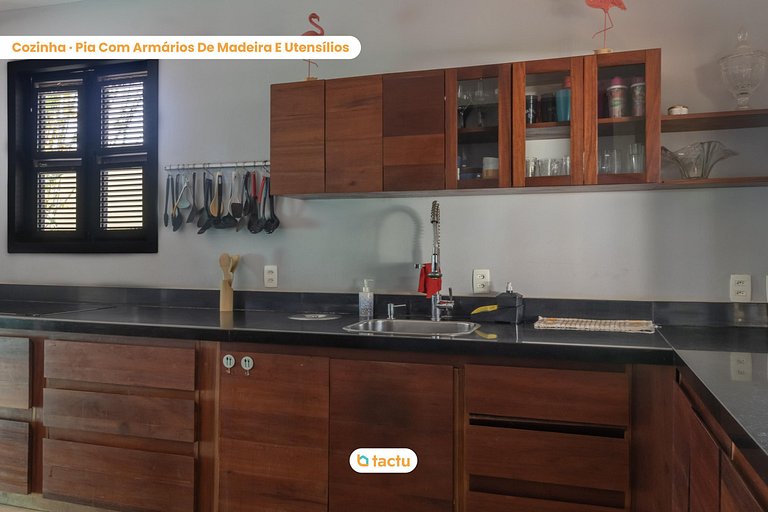 Casa Gracinda, con gran piscina y jardín en Fortim