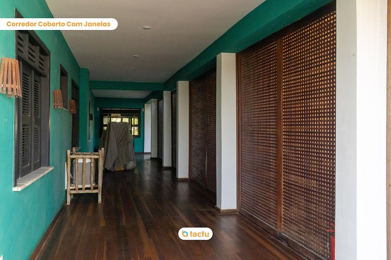Casa Gracinda, com enorme piscina e jardim em Fortim