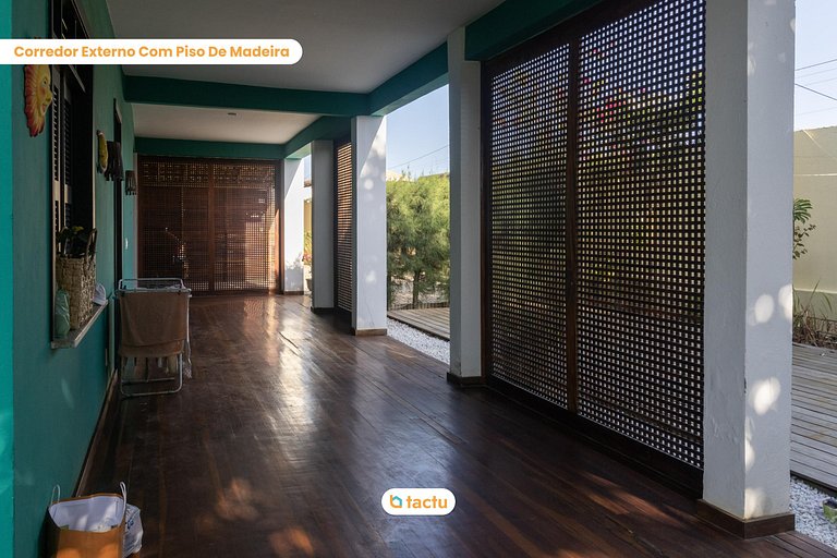 Casa Gracinda, com enorme piscina e jardim em Fortim