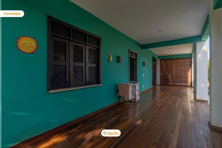 Casa Gracinda, com enorme piscina e jardim em Fortim