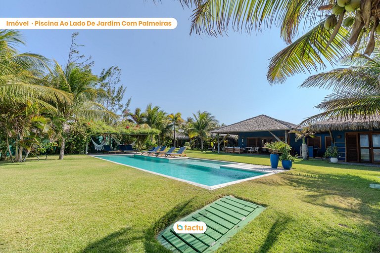 Villa Boungavilea Fortim Casa Frente Mar de Luxo