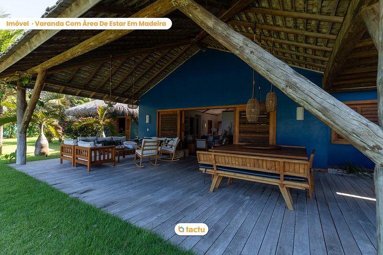 Villa Boungavilea Fortim Casa Frente Mar de Luxo