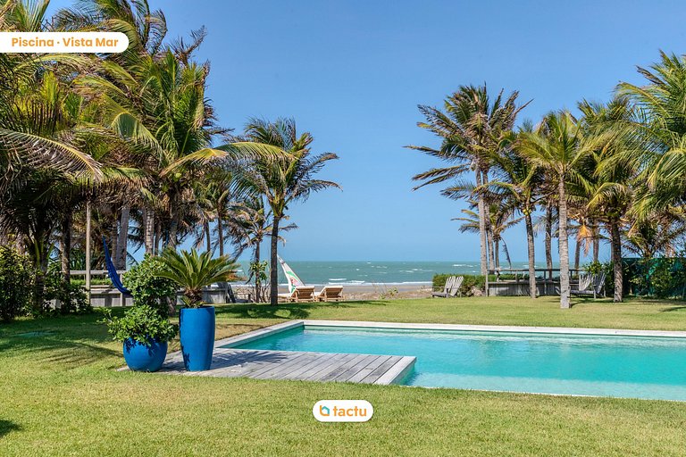 Villa Boungavilea Fortim Casa Frente Mar de Luxo