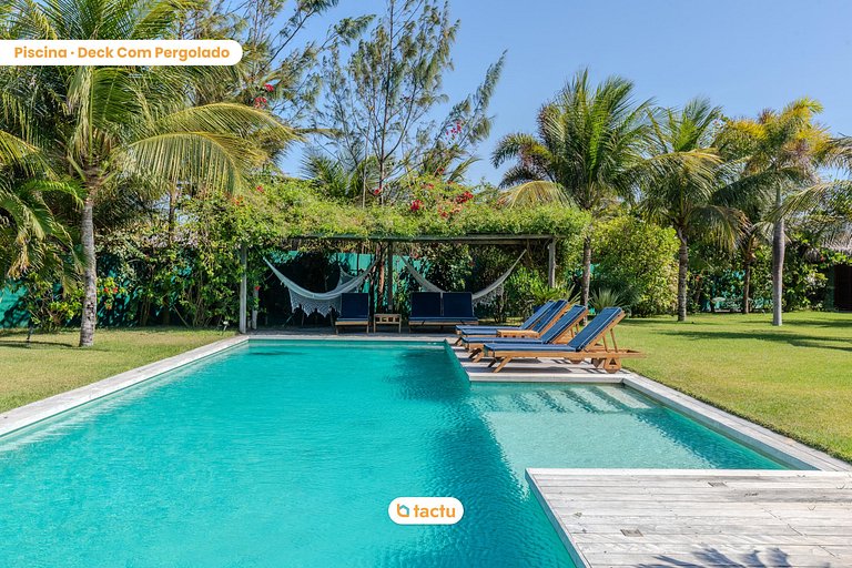 Villa Boungavilea Fortim Casa Frente Mar de Luxo