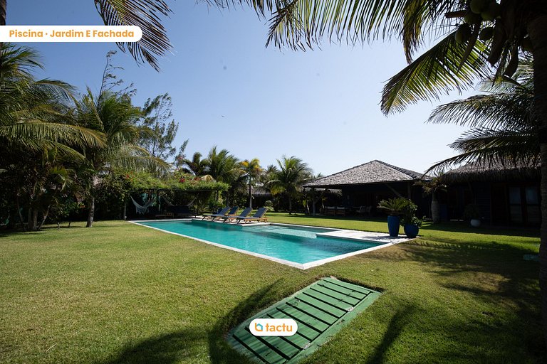 Villa Boungavilea Fortim Casa Frente Mar de Luxo