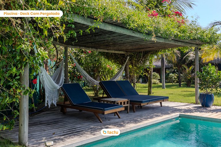 Villa Boungavilea Fortim Casa Frente Mar de Luxo
