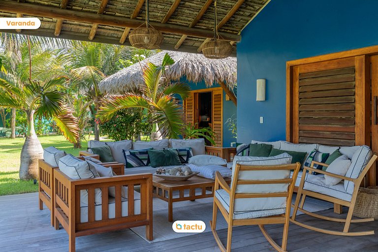 Villa Boungavilea Fortim Casa Frente Mar de Luxo
