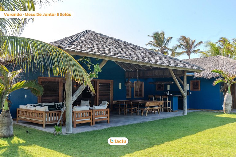 Villa Boungavilea Fortim Casa Frente Mar de Luxo