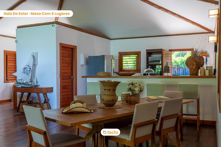 Villa Boungavilea Fortim Casa Frente Mar de Luxo