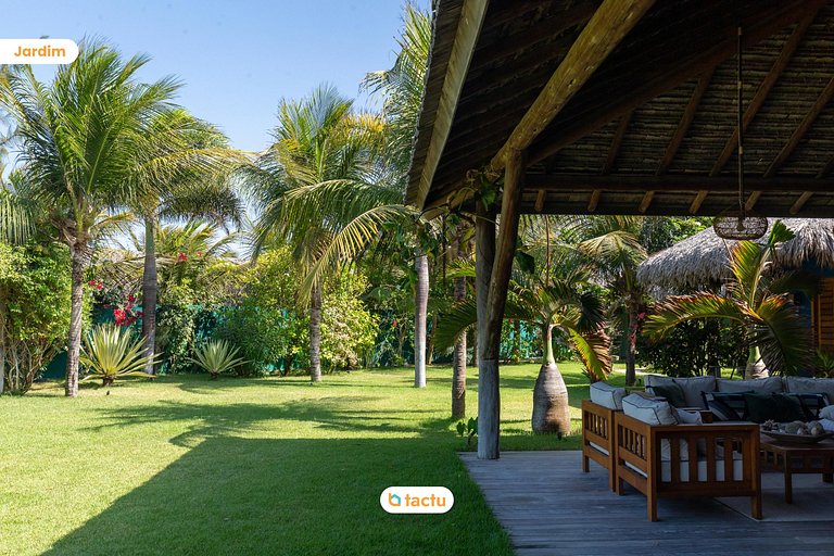 Villa Boungavilea Fortim Casa Frente Mar de Luxo