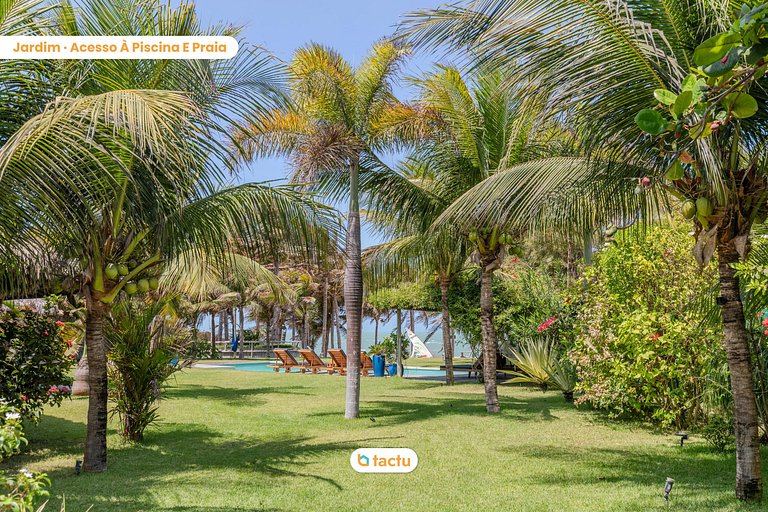 Villa Boungavilea Fortim Casa Frente Mar de Luxo