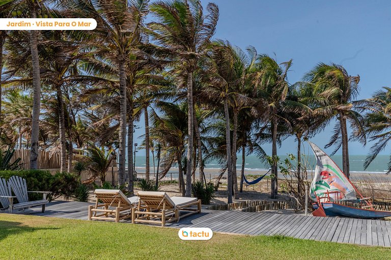 Villa Boungavilea Fortim Casa Frente Mar de Luxo