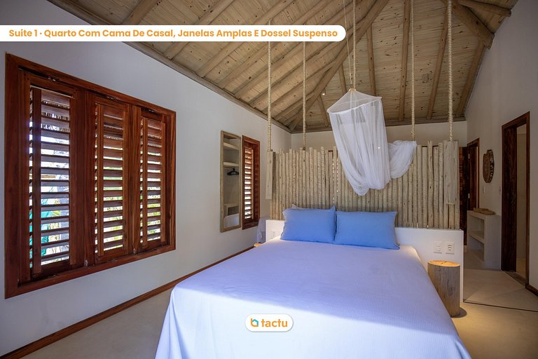 Villa Boungavilea Fortim Casa Frente Mar de Luxo