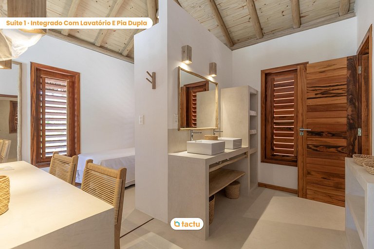 Villa Boungavilea Fortim Casa Frente Mar de Luxo