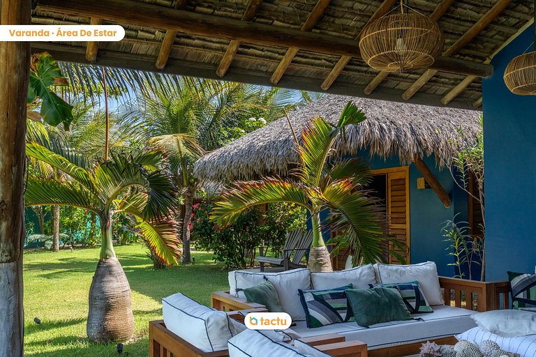 Villa Boungavilea Fortim Casa Frente Mar de Luxo
