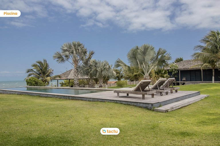 Casa Jaguaribe: Piscina Infinita com Vista Mar