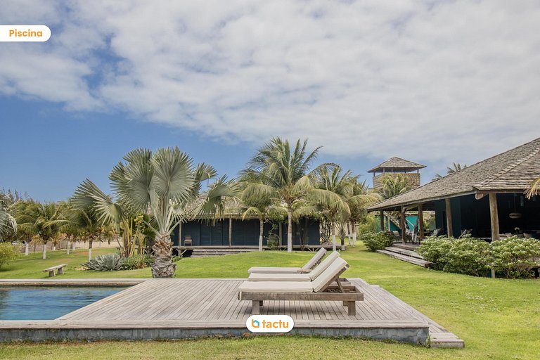 Casa Jaguaribe: Piscina Infinita com Vista Mar