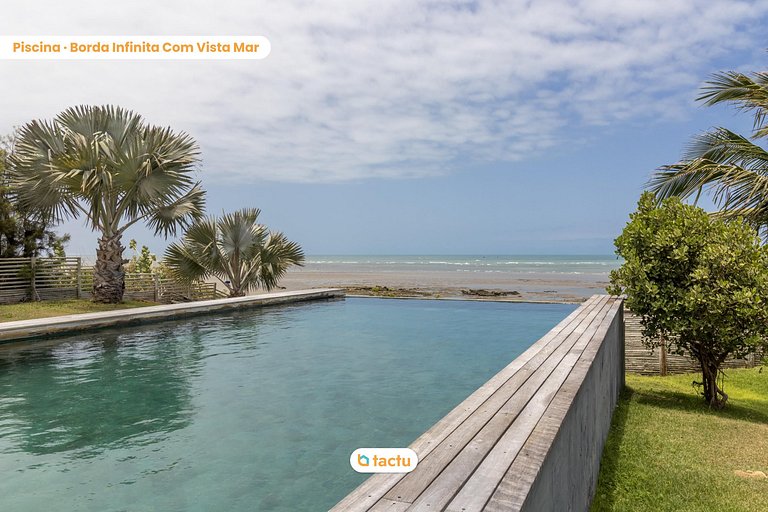 Casa Jaguaribe: Piscina Infinita com Vista Mar