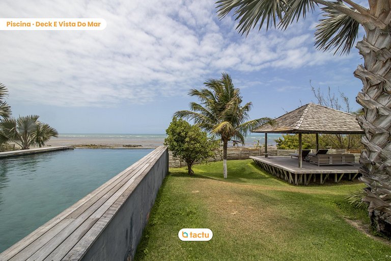 Casa Jaguaribe: Piscina Infinita com Vista Mar