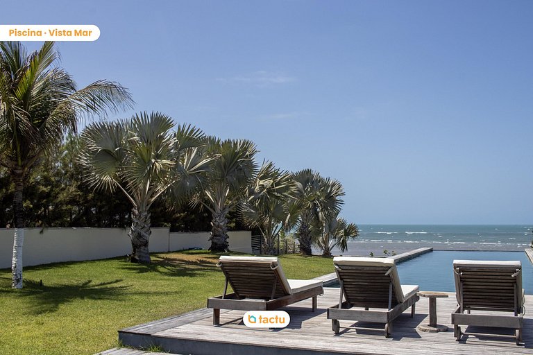 Casa Jaguaribe: Piscina Infinita com Vista Mar