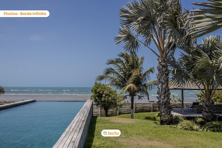 Casa Jaguaribe: Piscina Infinita com Vista Mar