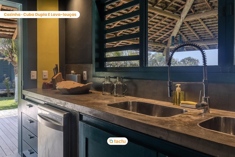 Casa Jaguaribe: Piscina Infinita com Vista Mar