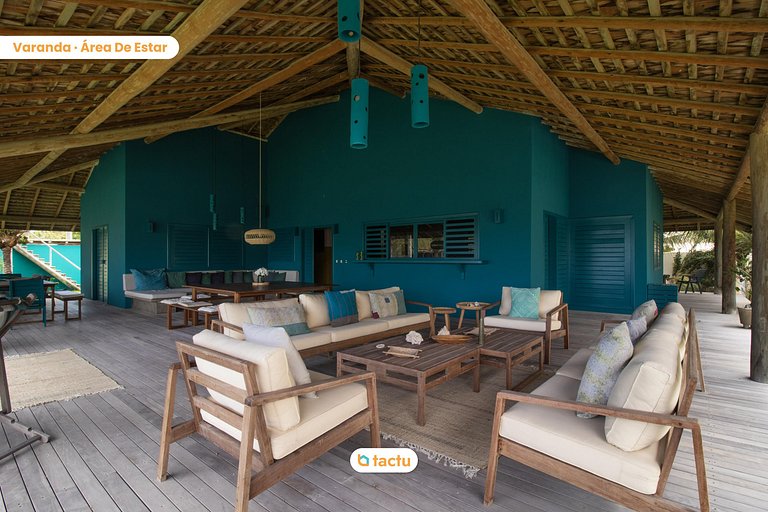 Casa Jaguaribe: Piscina Infinita com Vista Mar
