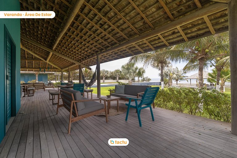 Casa Jaguaribe: Piscina Infinita com Vista Mar