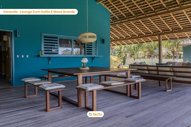 Casa Jaguaribe: Piscina Infinita com Vista Mar
