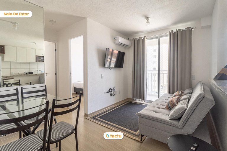 Hermoso apartamento con vista a la Praia do Futuro