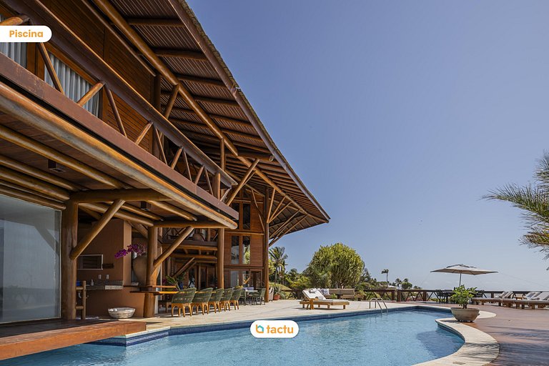 Casa de Madeira à Beira do Rio Fortim c/ Serviço