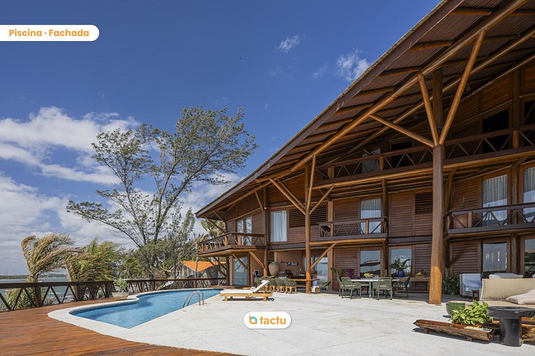 Exclusive Riverside Villa in Fortim with Service