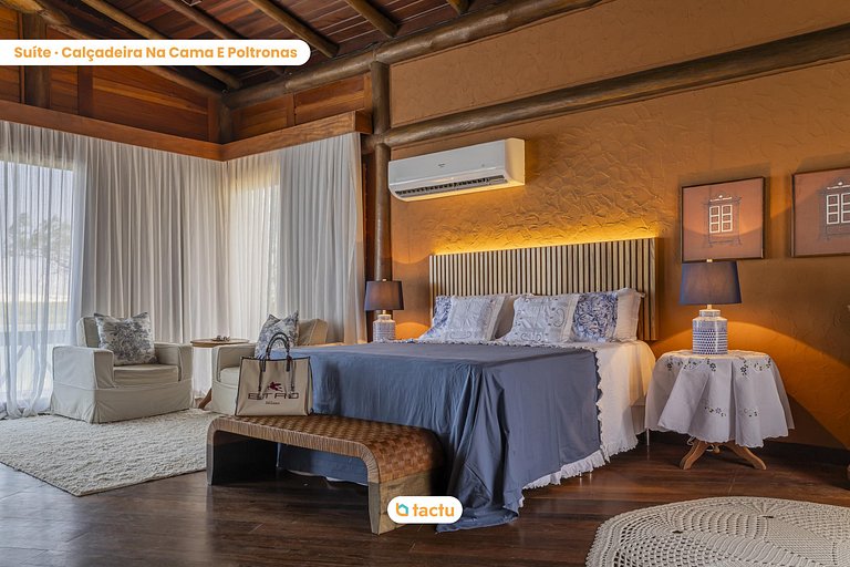 Villa au Bord de la Rivière à Fortim avec Service