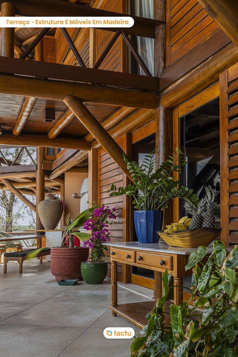 Casa de Madeira à Beira do Rio Fortim c/ Serviço