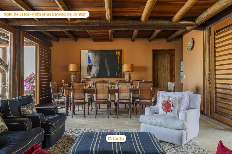 Casa de Madeira à Beira do Rio Fortim c/ Serviço