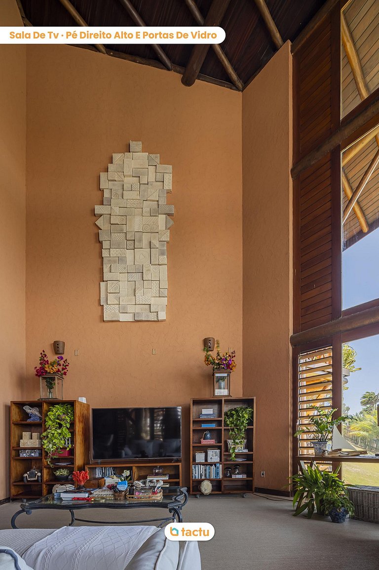 Casa de Madeira à Beira do Rio Fortim c/ Serviço