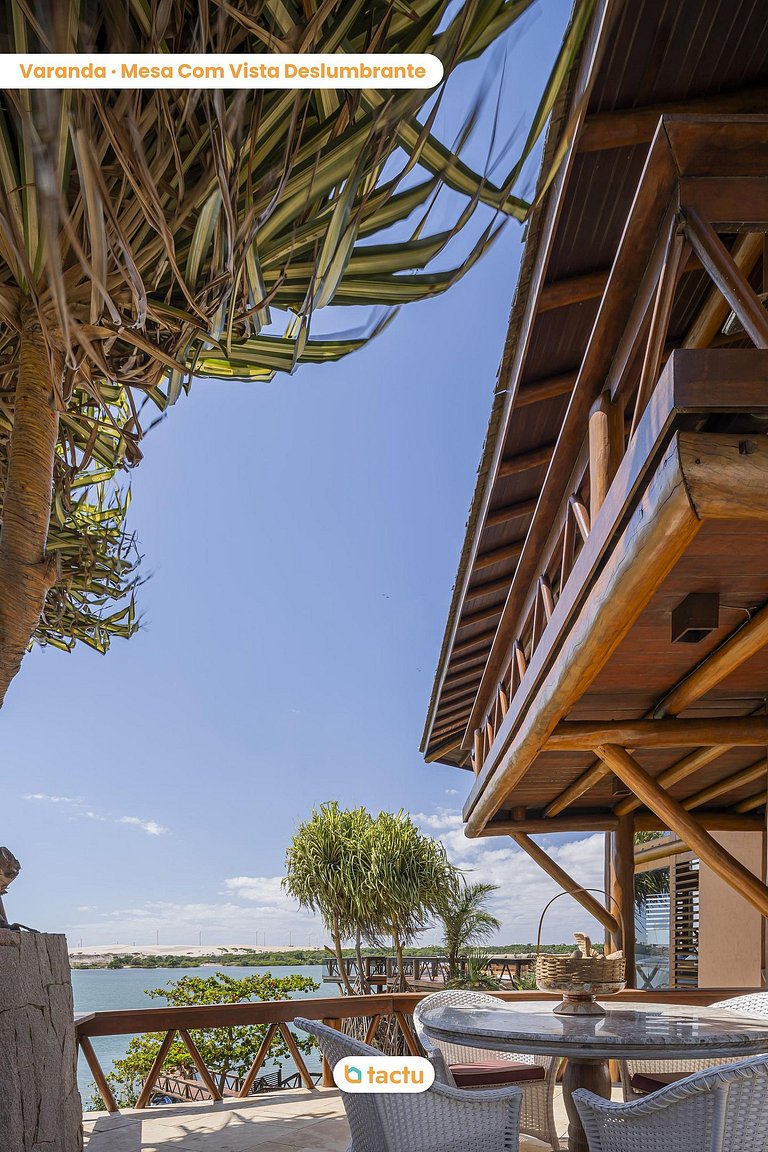 Casa de Madeira à Beira do Rio Fortim c/ Serviço