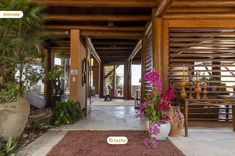 Casa de Madeira à Beira do Rio Fortim c/ Serviço