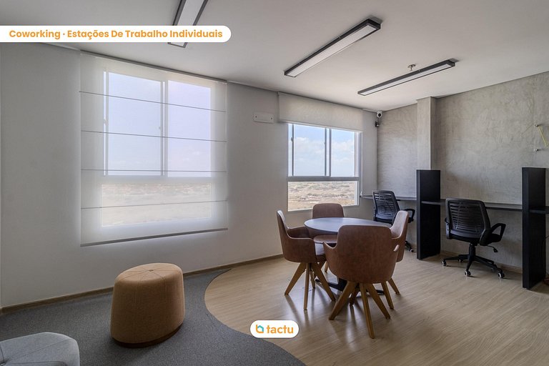 Hermoso apartamento con vista a la Praia do Futuro