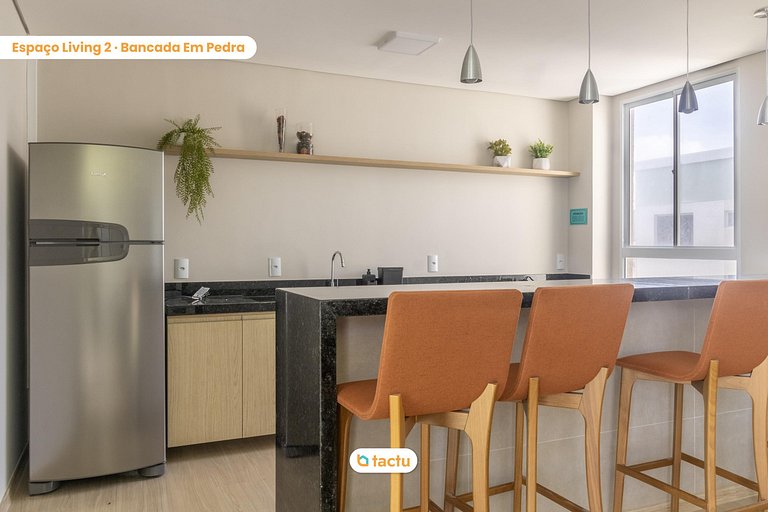 Hermoso apartamento con vista a la Praia do Futuro
